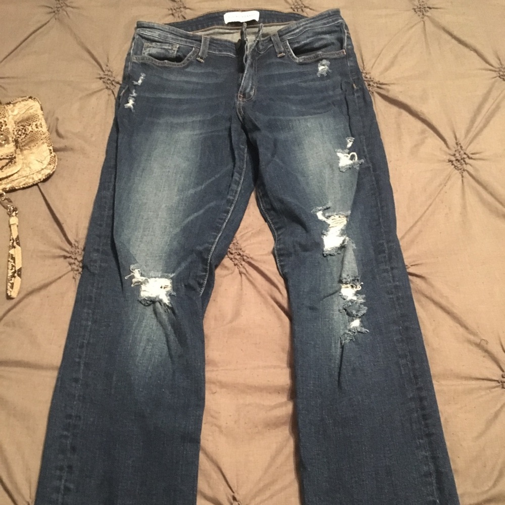 Flying Monkey distressed jeans